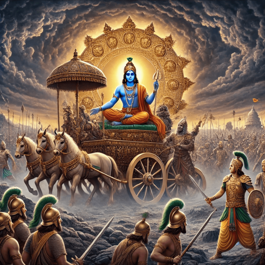 Image for the Bhagavad Gita story